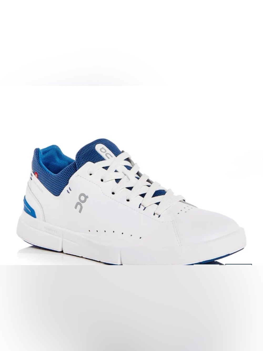 On Cloud Men’s On The Roger Advantage – White/Cobalt - Size 13 - Picture 3 of 5
